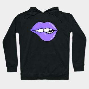 Kinky Purple Lips Hoodie